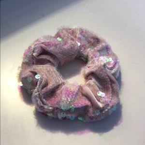 sequin scrunchie